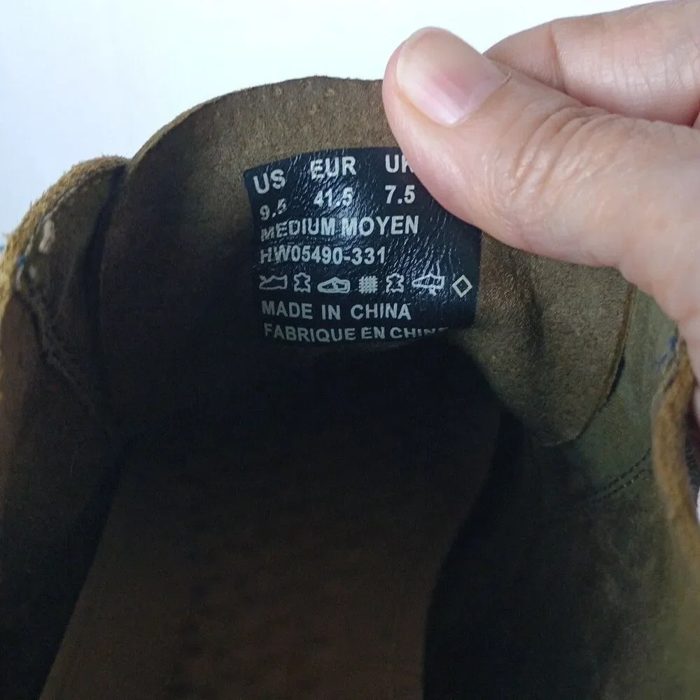 Hush Puppies Cyra  Catelyn Dk Olive Suede Women's Boots Sz 9.5 Medium
